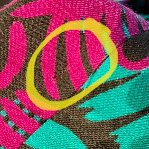 Vintage ‘Agatha Brown’ Italian Wool Vibrant Tribal Print Maxi Skirt Size 4 - Picture 11 of 11